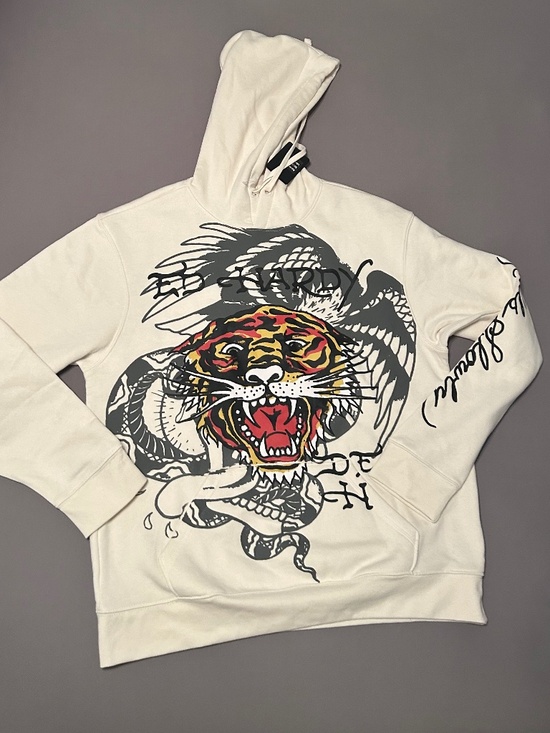 Ed Hardy Other - Ed Hardy Men's Hoodie Pullover, Size Large, New With Tags